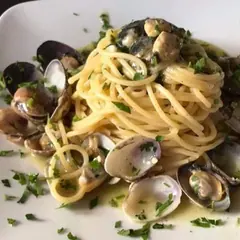 Spaghetti alle vongole della Trattoria Scalo Grande